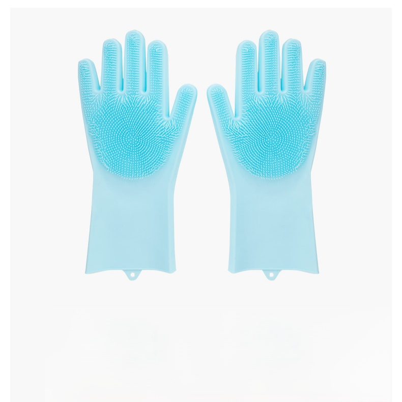 Pet bath brush massage gloves