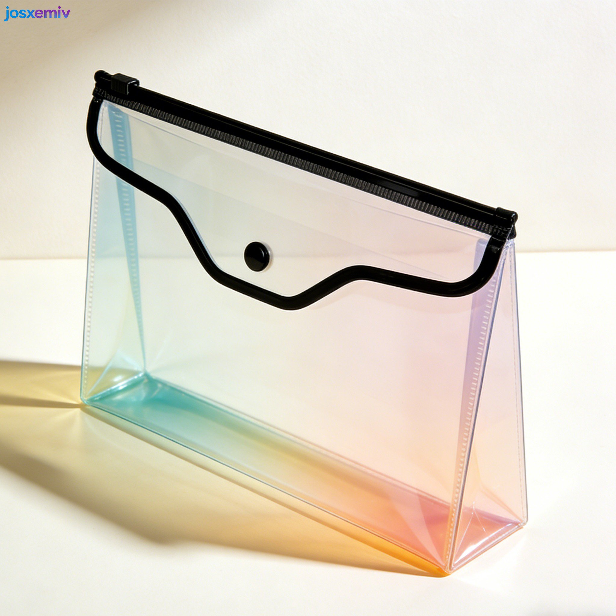 Transparent document bags (6 pieces)