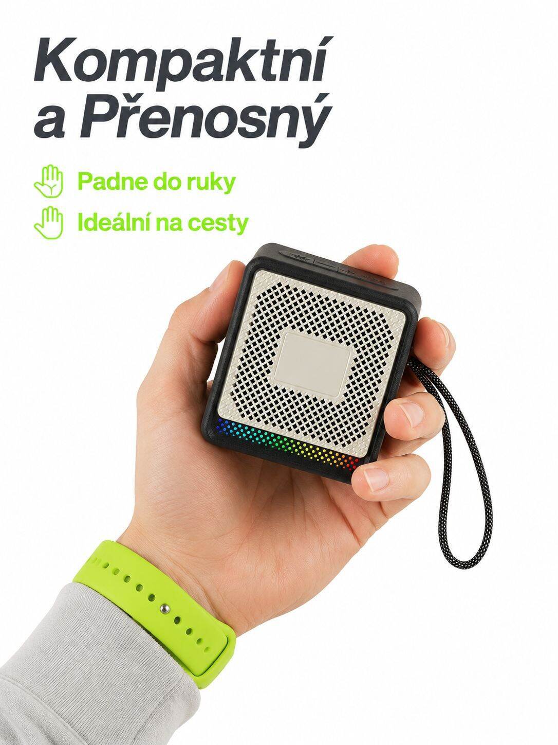 Přenosný bezdrátový Bluetooth reproduktor