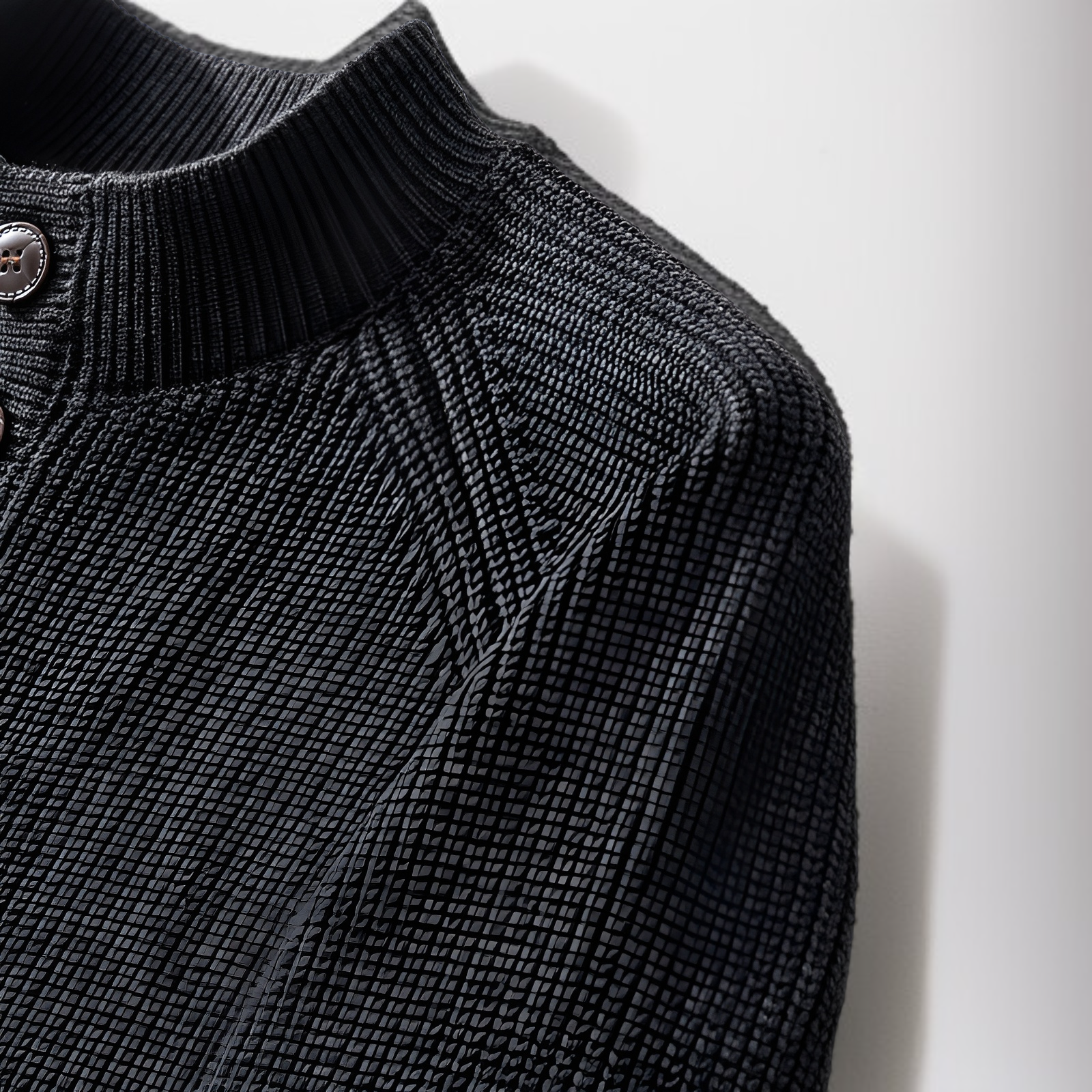 니트 텍스처와 소재 확대 이미지