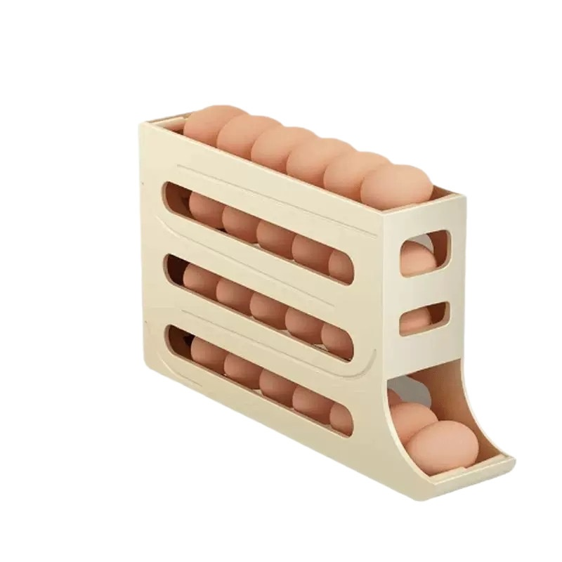 New Home Slide Egg Dispenser, Rolling Egg Storage Rack