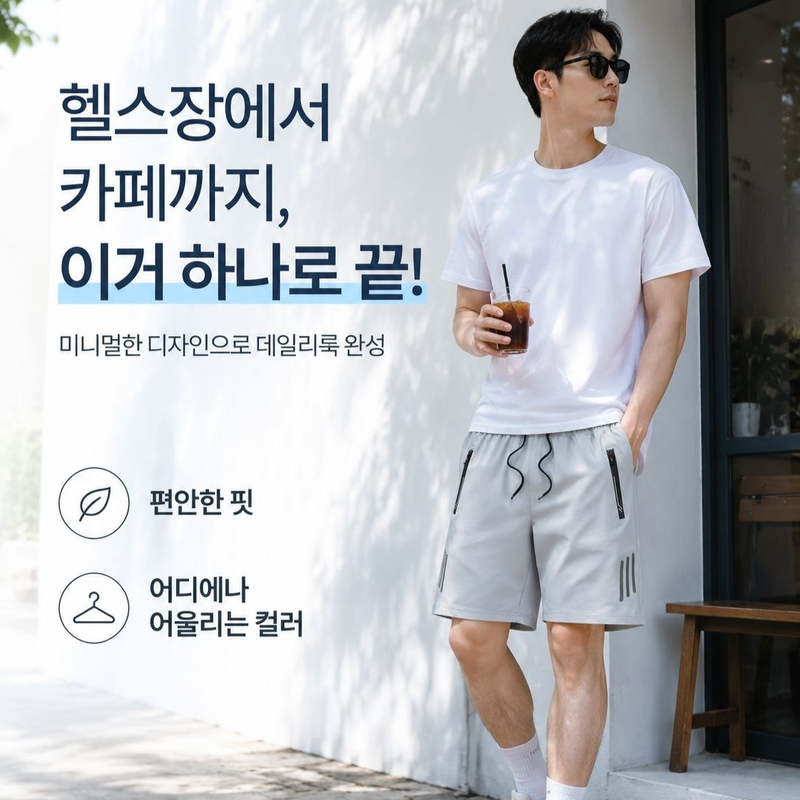 남성 오부 바지 여름용 빠른 건조 루즈핏 빅사이즈 스포츠 반바지