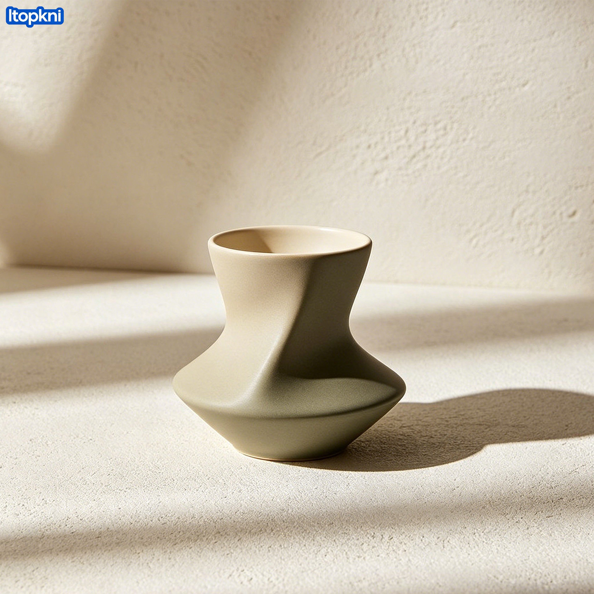 Elegant home ceramic vase centerpiece