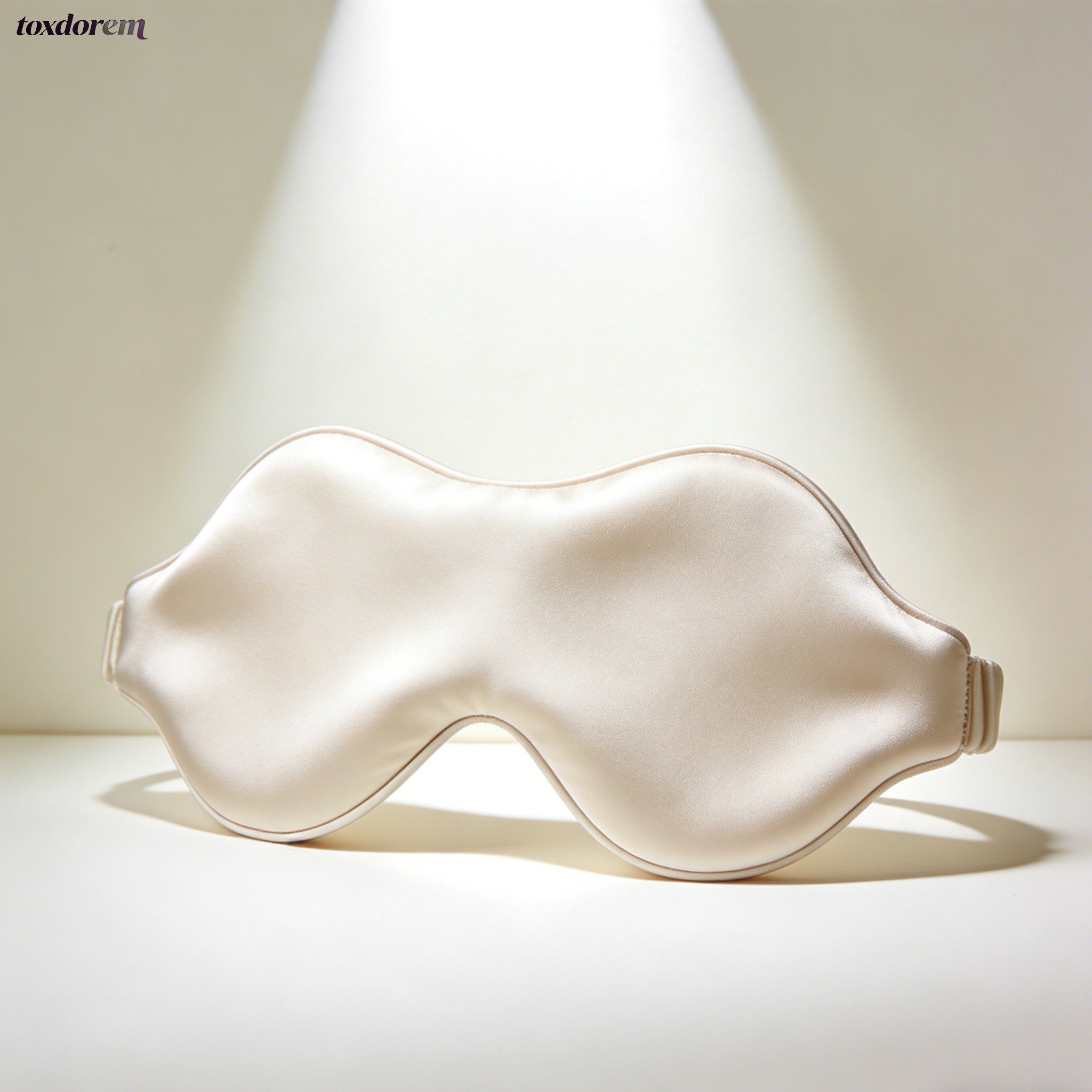 Simple solid color eye mask