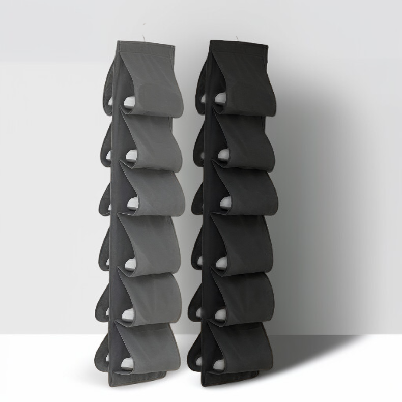 鞋子收納掛袋容量展示