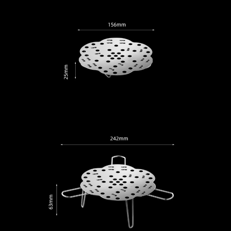 Klappbarer Teleskop-Dampfgarer-Aufsatz