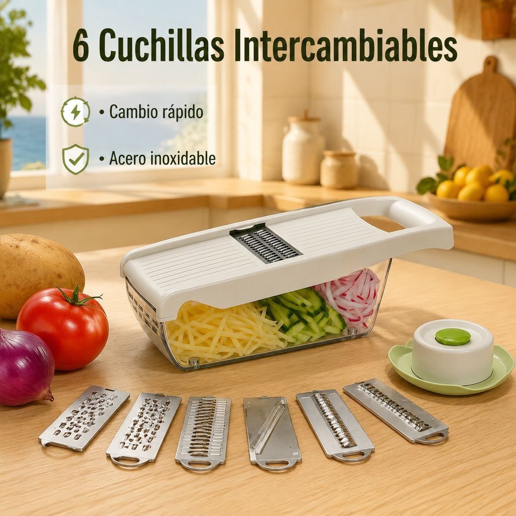 Rallador multifuncional de tiras finas