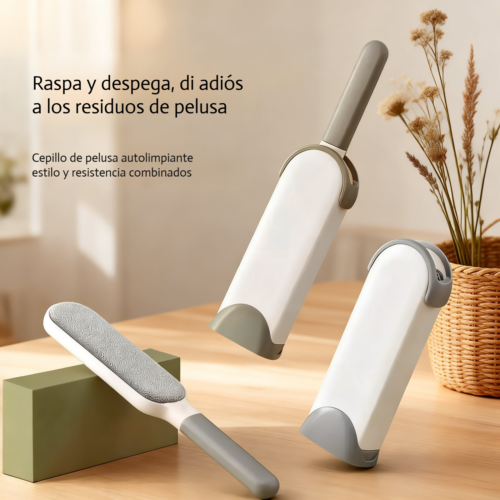 Rodillo quitapelusas multifuncional para ropa