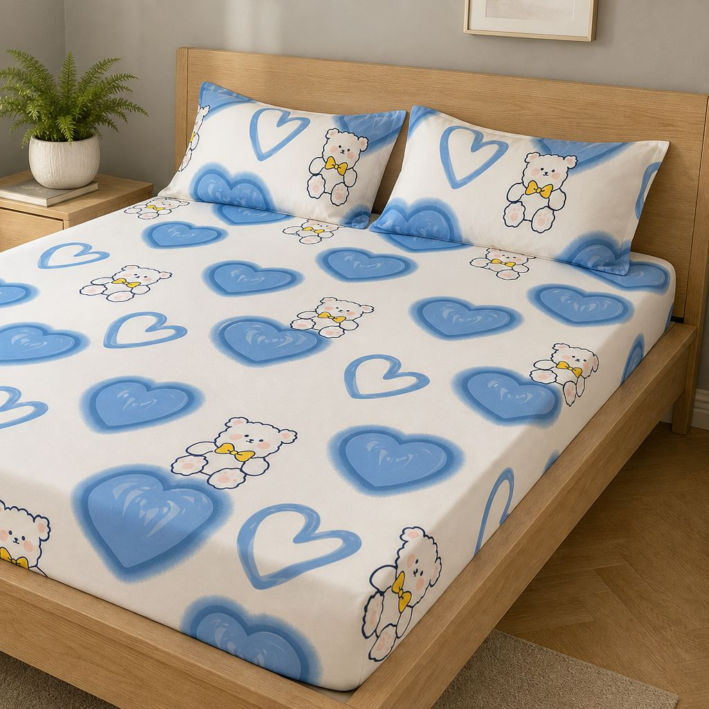 Soft Anti-pilling Mattress Cover Full Package Washable No Fading