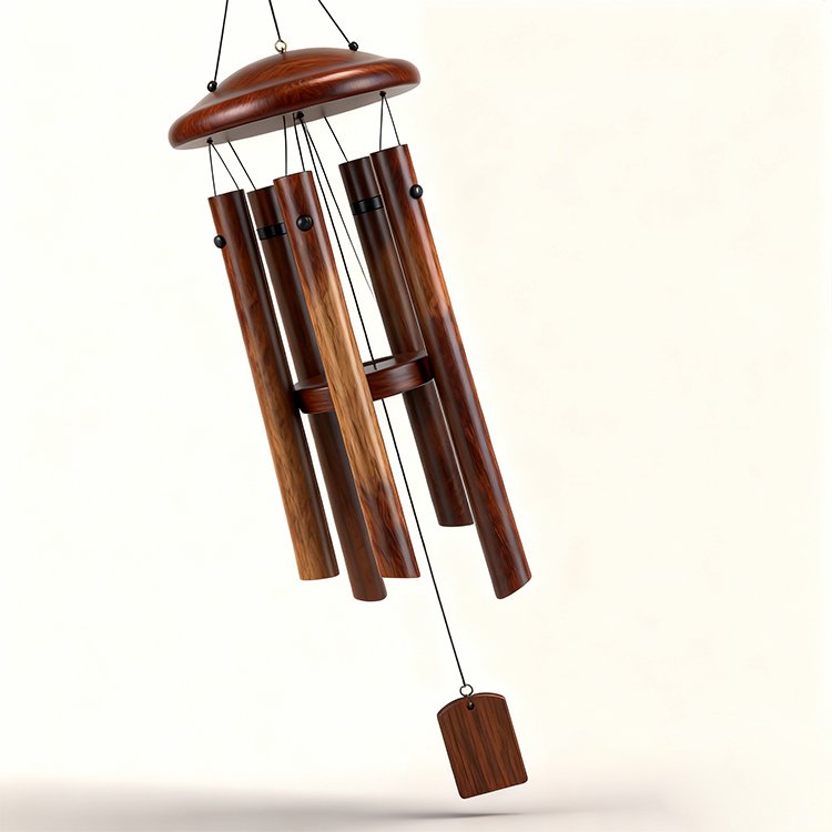 ナチュラル木製風鈴 