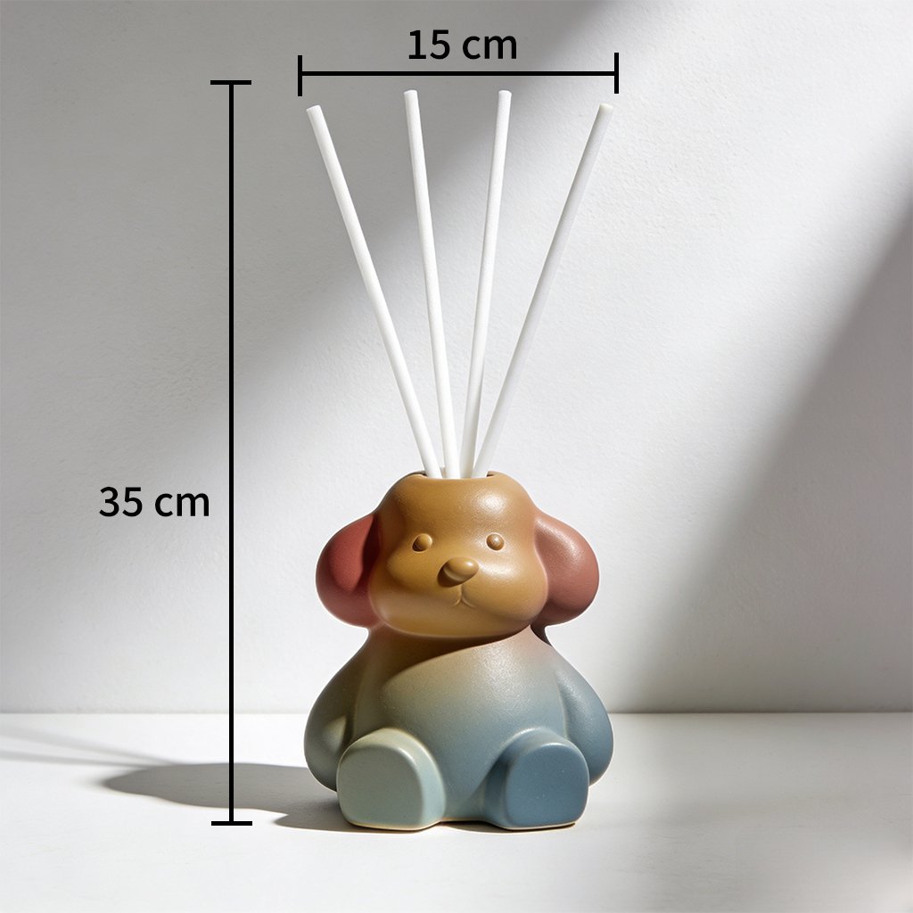 Illatosító kutya figura autóban