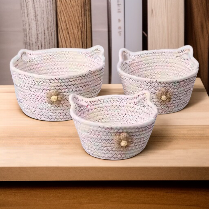 다용도 니트 수납 바구니