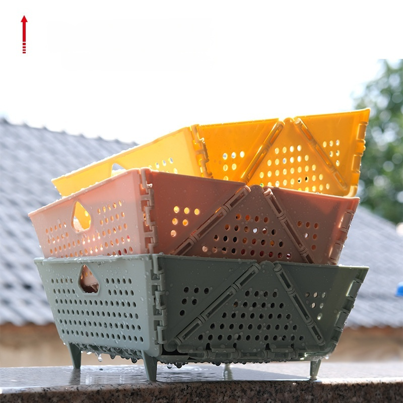 Portable Foldable Storage Basket