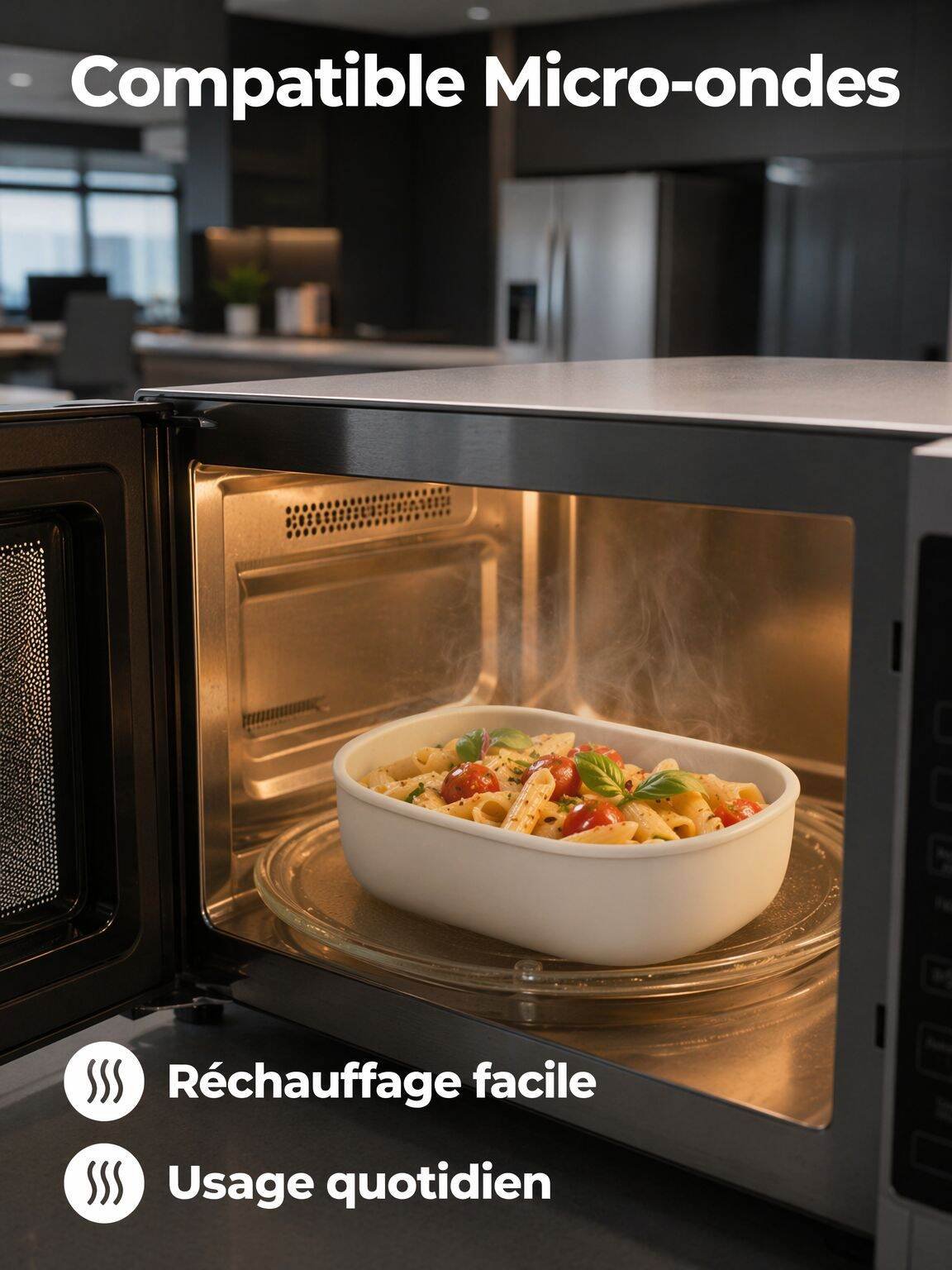 Boîte à déjeuner étanche en silicone de qualité alimentaire