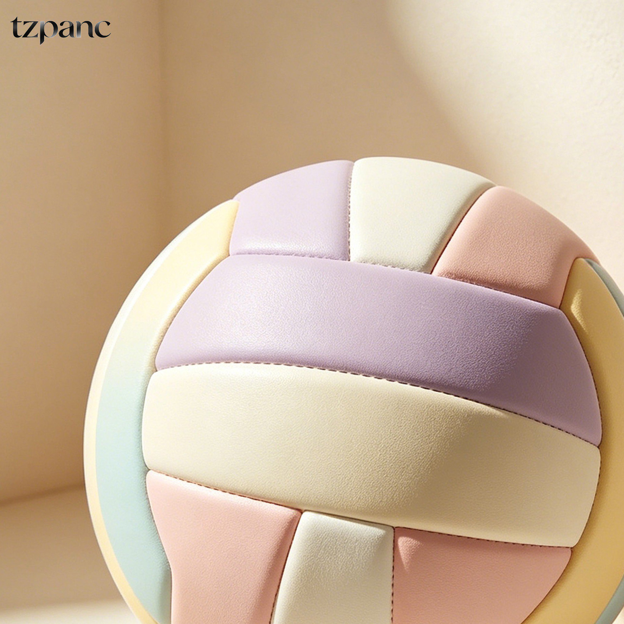 Color-blocked volleyball