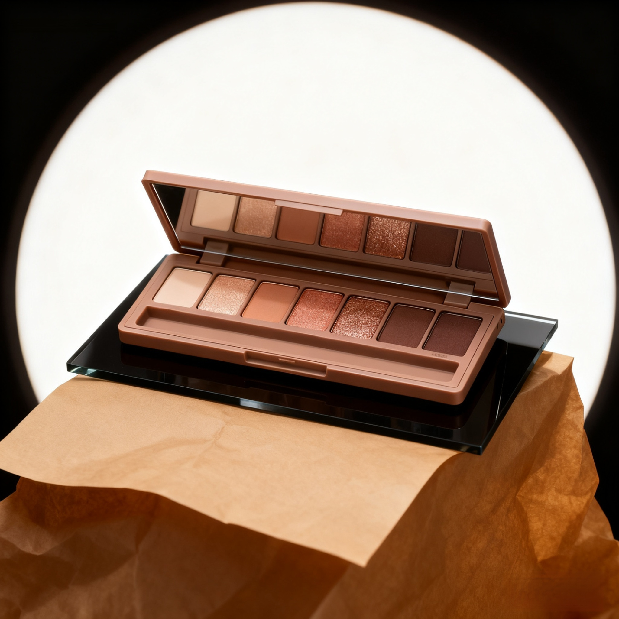 Leichtes Tages-Make-up mit Delonira Lidschatten