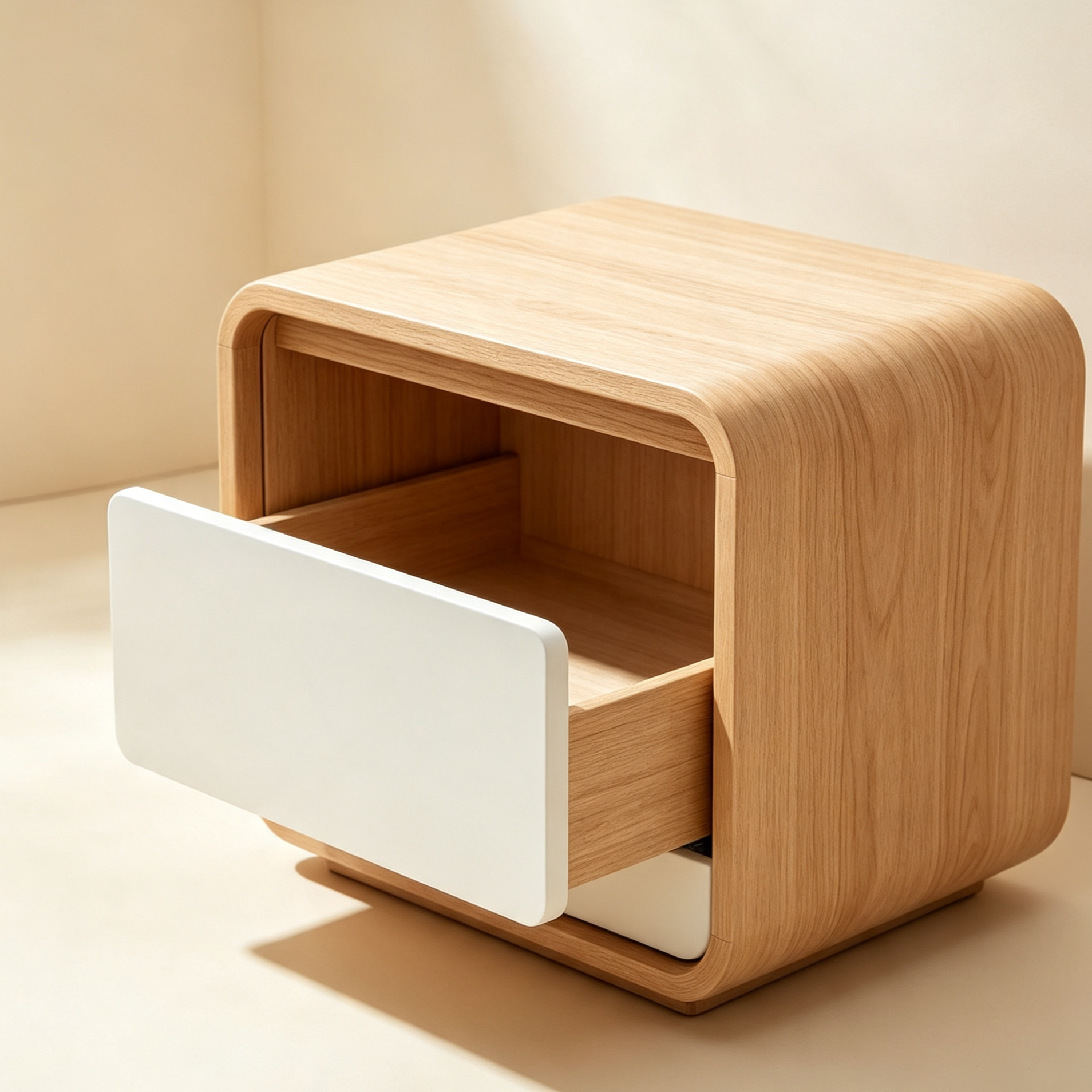 Minimalist bedside table for bedroom decor