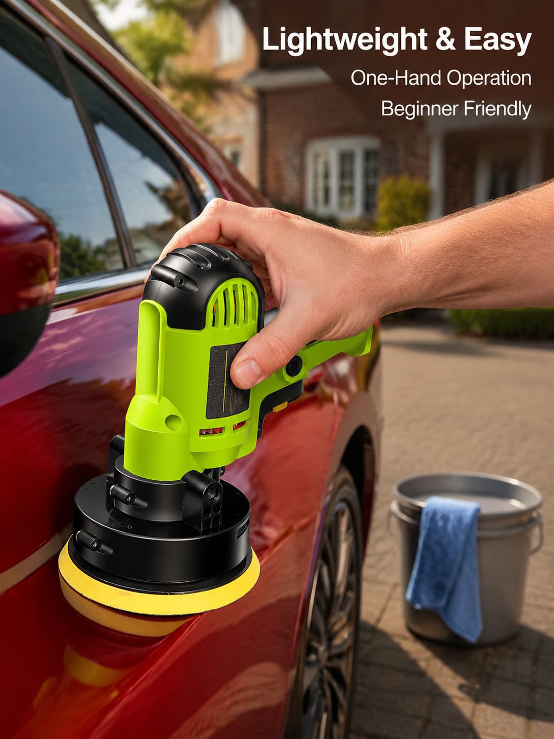 Small floor car glaze waxing machine scratches repair tools