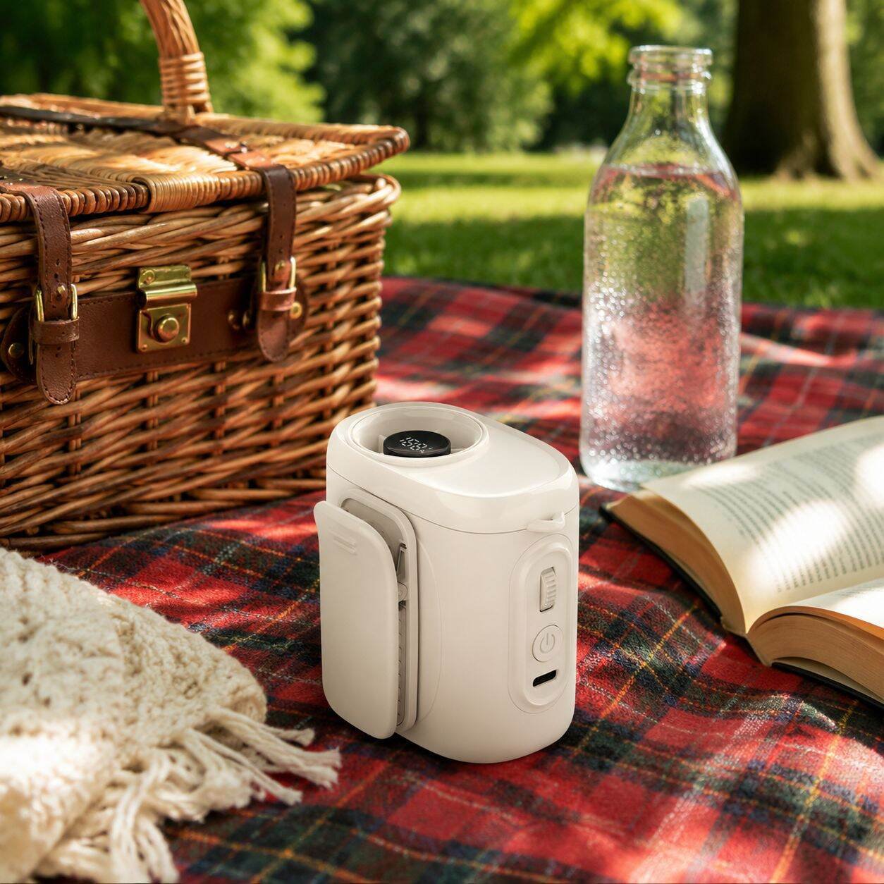 Outdoor Multi-Purpose Mini Clip Fan, Wearable Waist Fan
