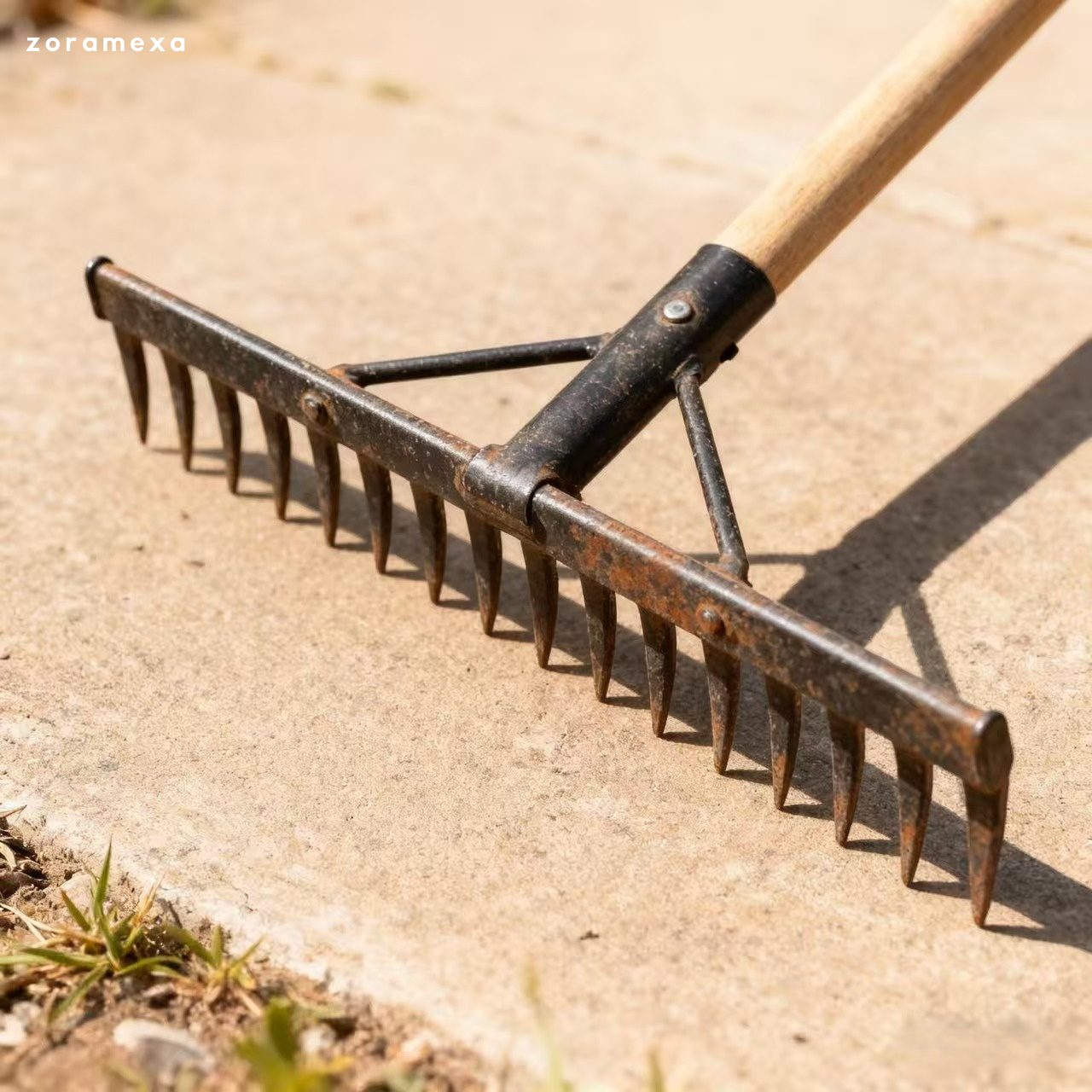 철제 갈퀴, 잡초 제거, 흙 뒤집기, 풀기용 농업 도구 (3개)