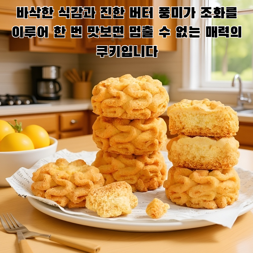 바삭하고 맛있고 죄책감 없는 바다소금 버터 쿠키