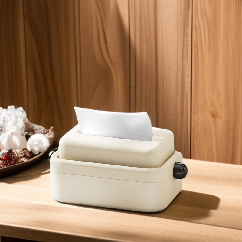 모던 디자인의 수납 티슈 케이스