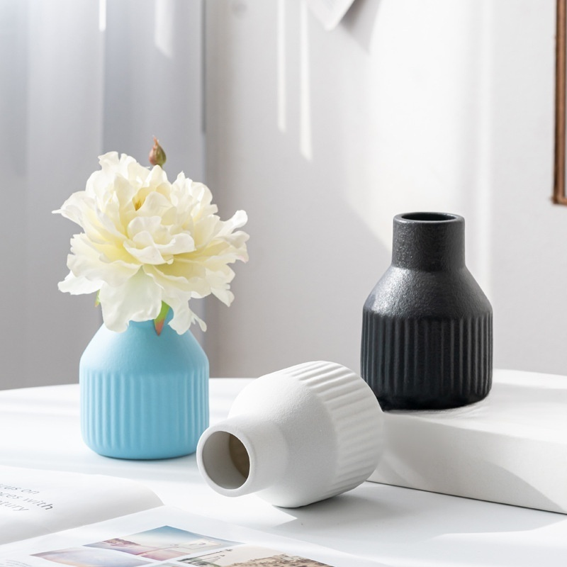 Ceramic vases for home decoration