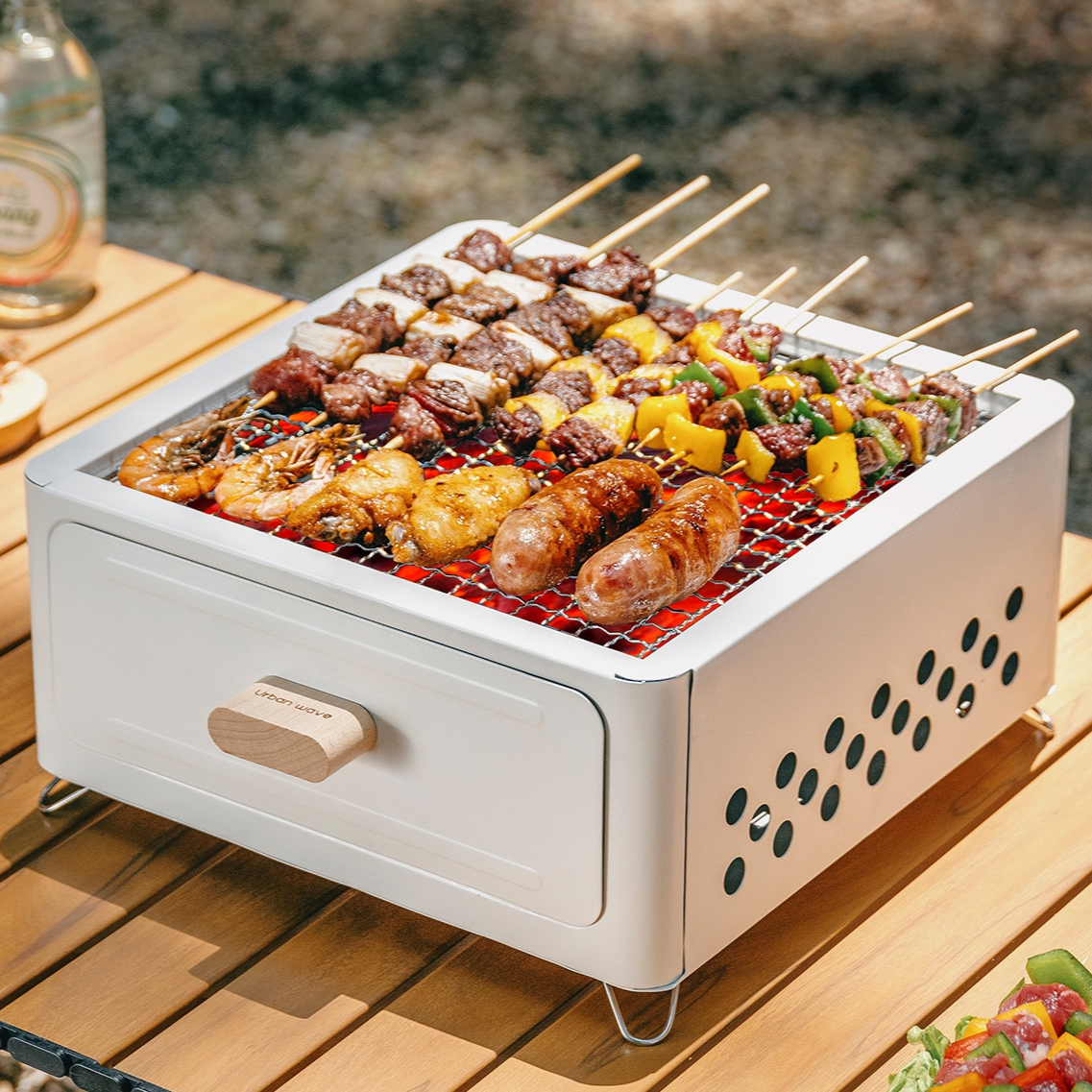 Cocina extraíble para barbacoa fácil de transportar