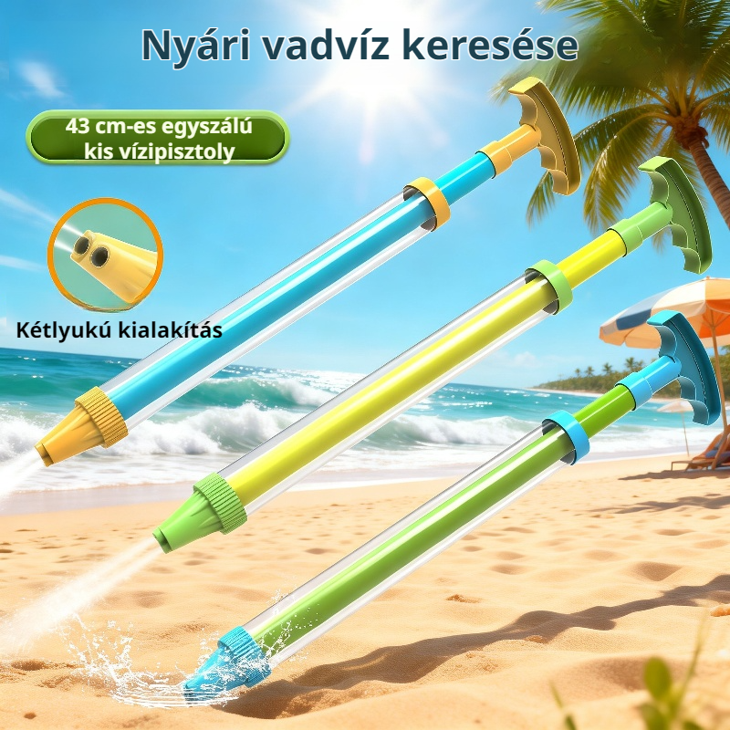 Nyári új strand kültéri fecskendős húzható vízipisztoly