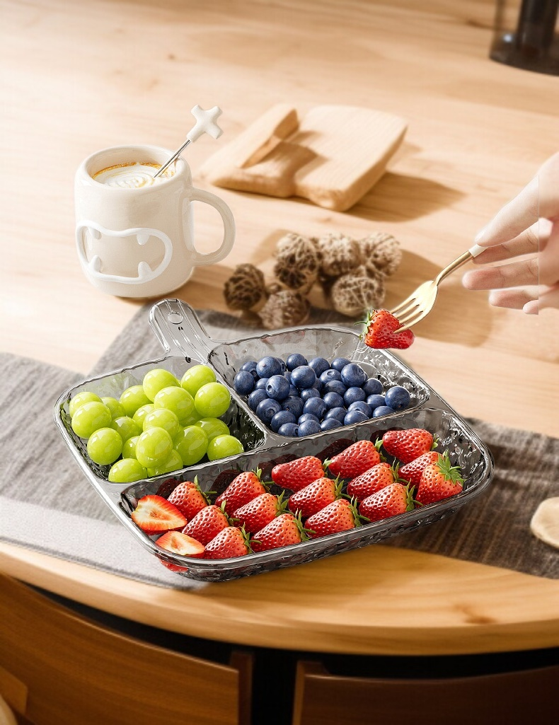 4분 칸 가정용 재료 수납판 전체 모습