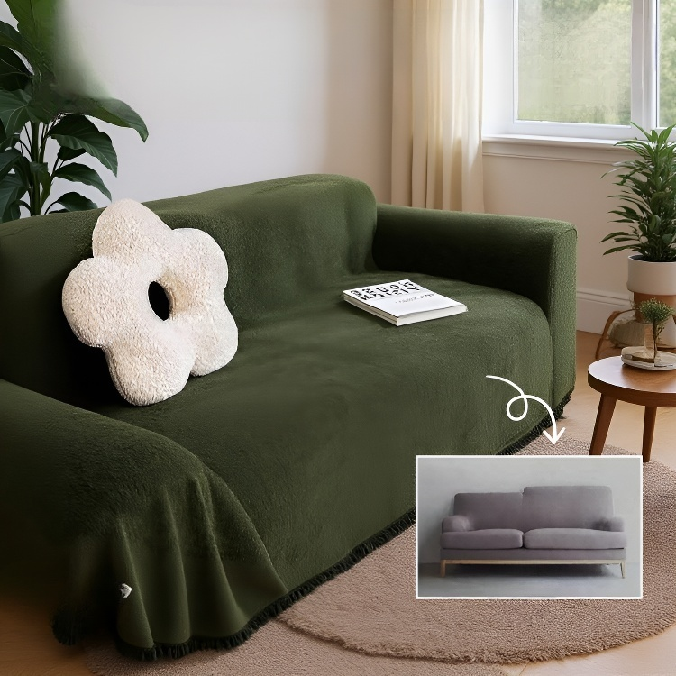 소프트 밀랍 소재 소파 커버