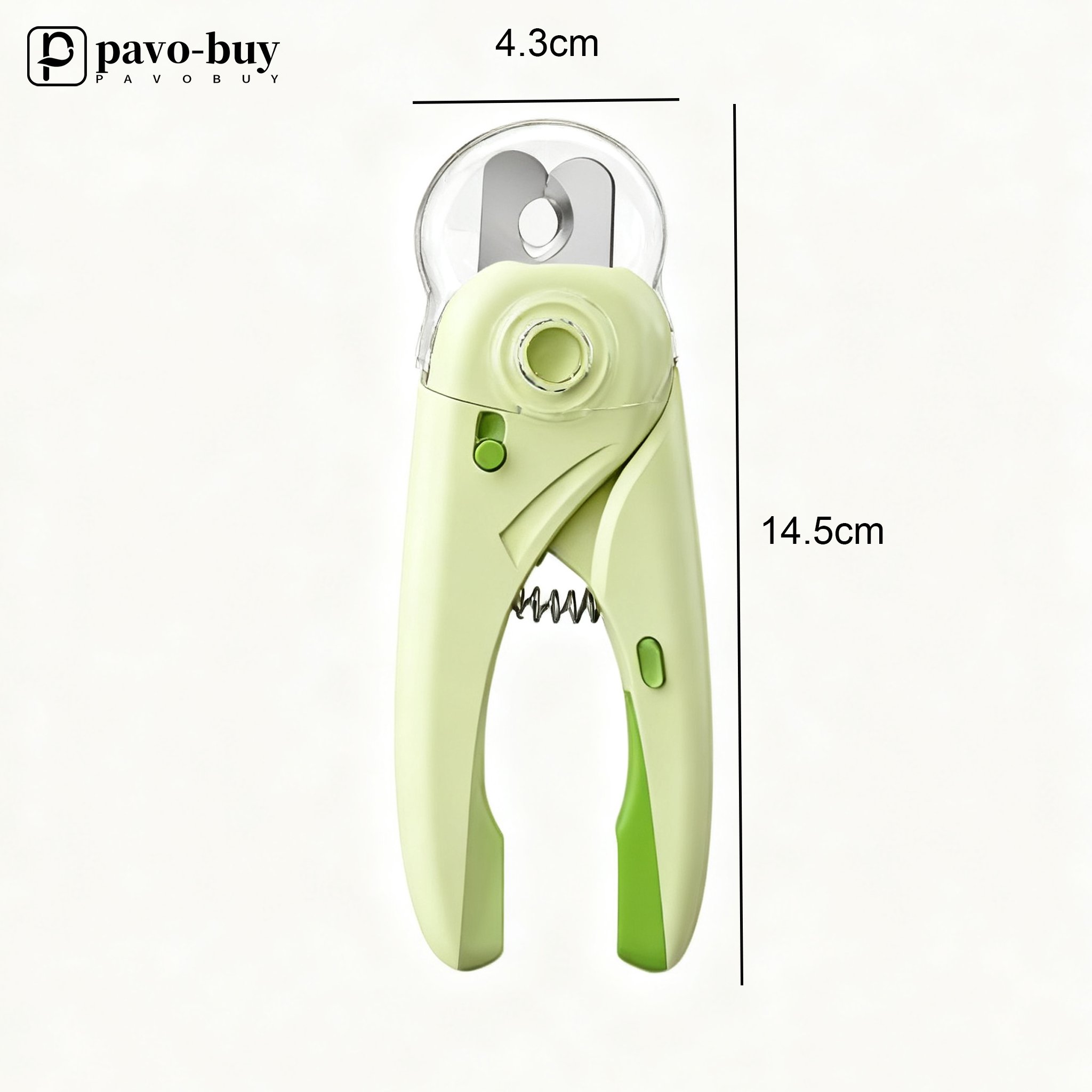 인체공학적 손잡이 디자인의 고양이 손톱깎이