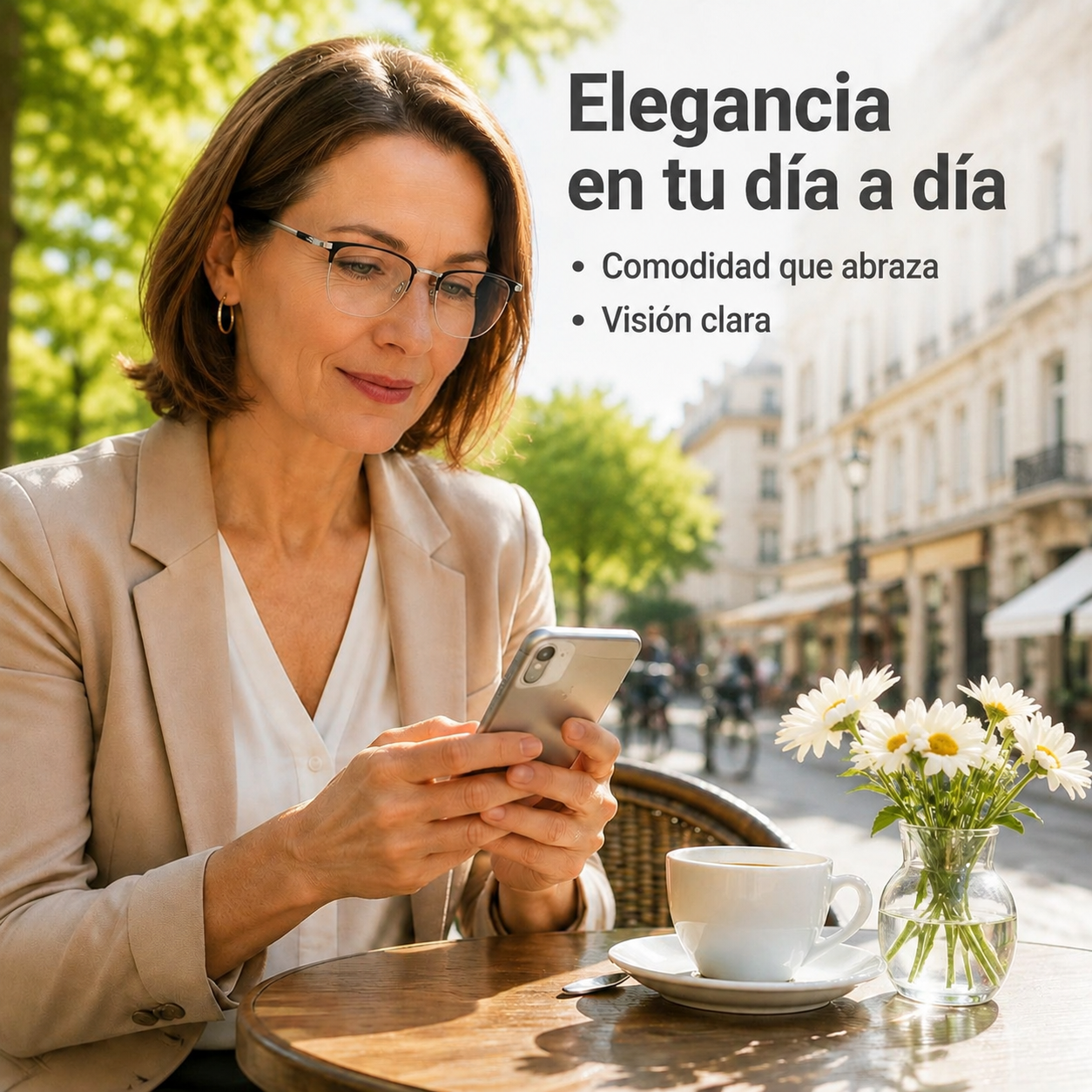 Gafas de lectura ultraligeras sin montura completa