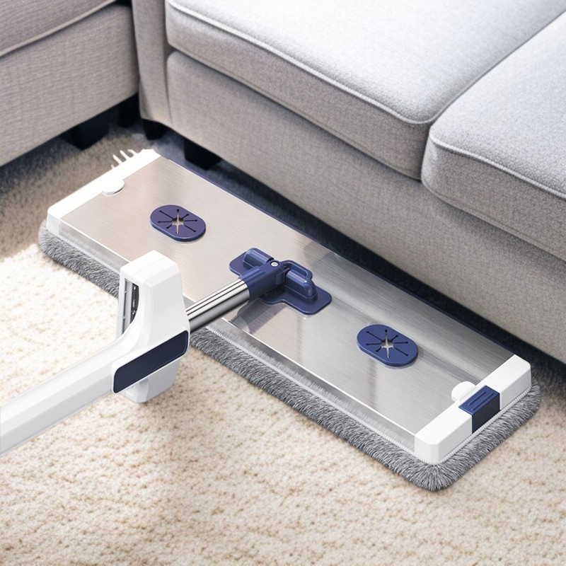 Haushalt Flachmopp mit großem Panel, Aluminiumlegierung, freihändiger Mopp