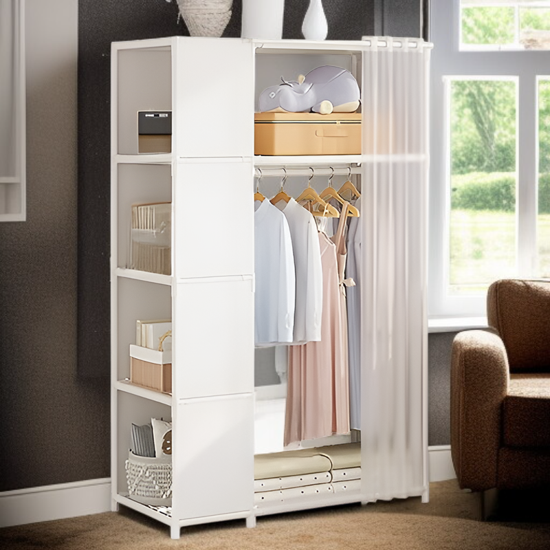 홈 옷장 수납 캐비닛, 간편 보관 방청 다기능 옷장, 침실용