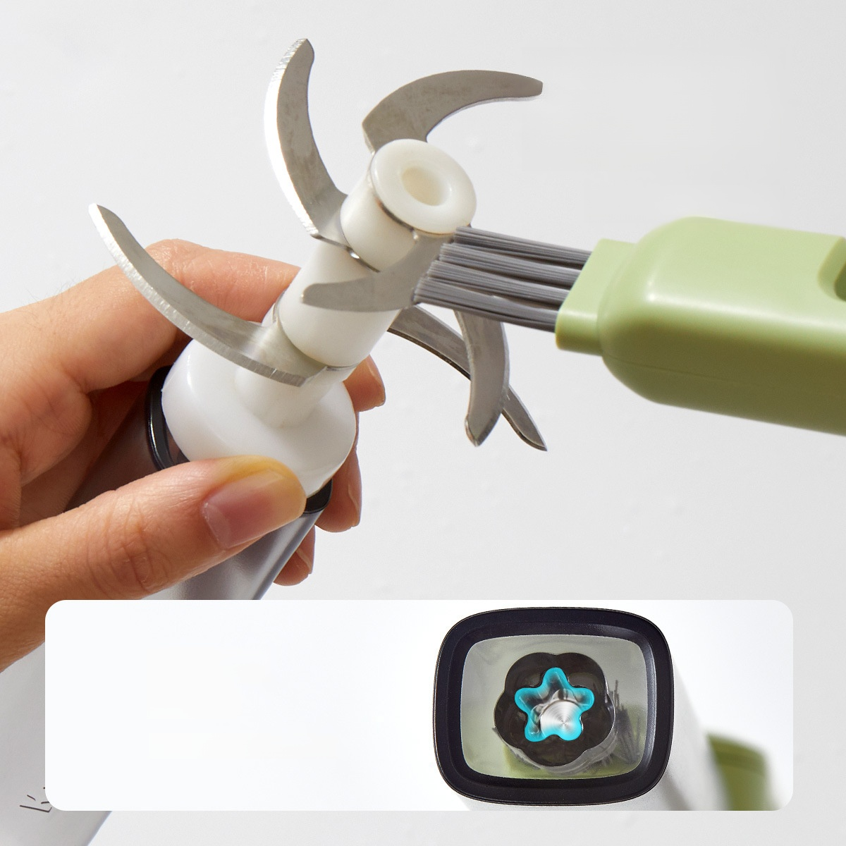 Multi functional tool cleaning brush