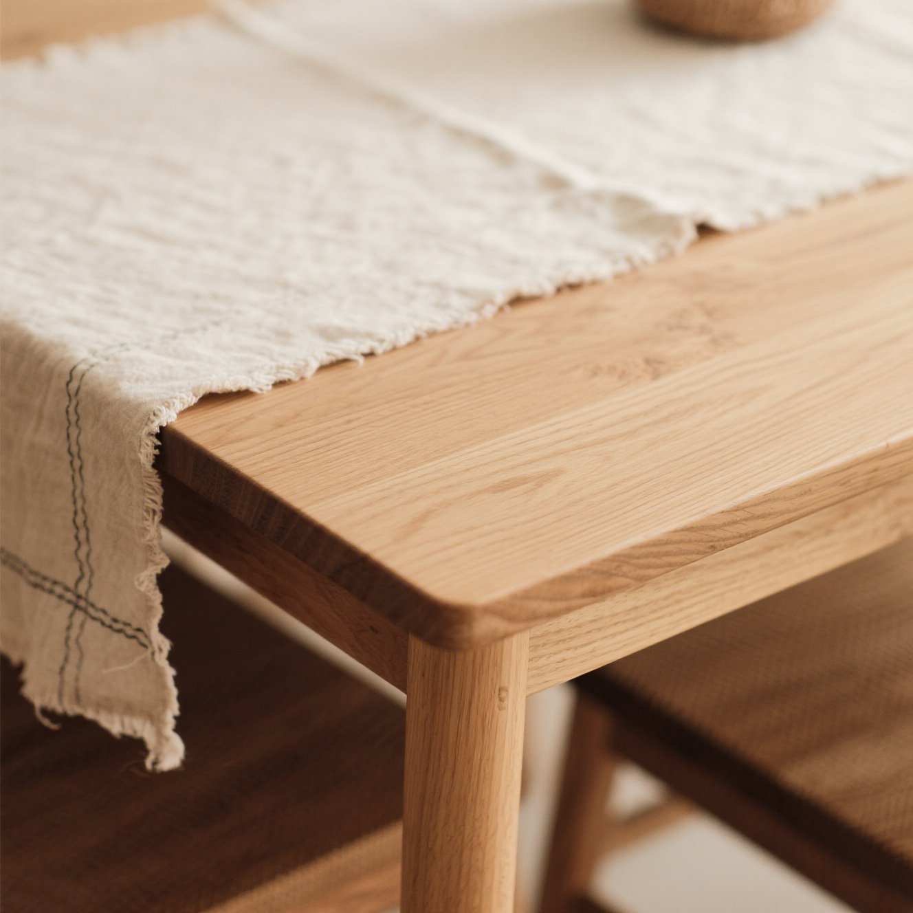 高品質の無垢材ダイニングテーブル