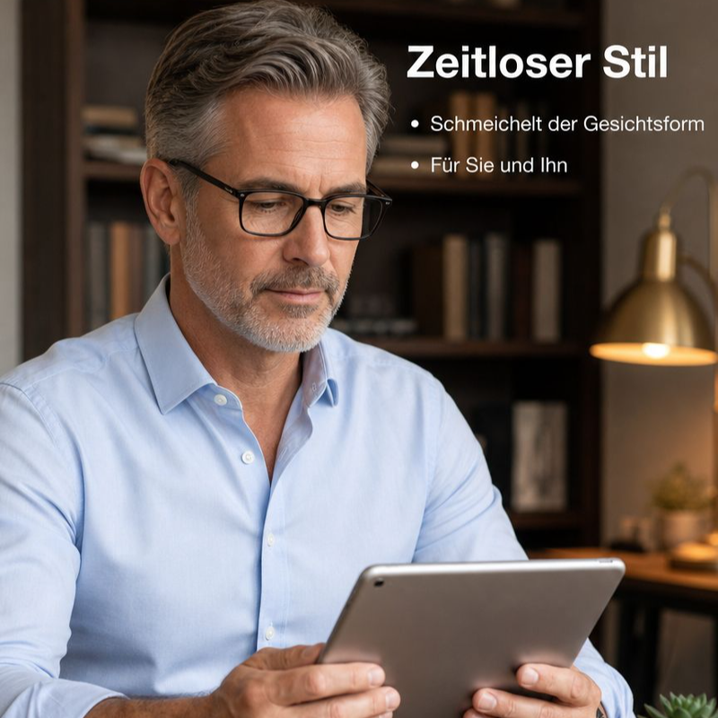 Hochauflösende Lesebrille Unisex, speziell für Mittel- und Senioren