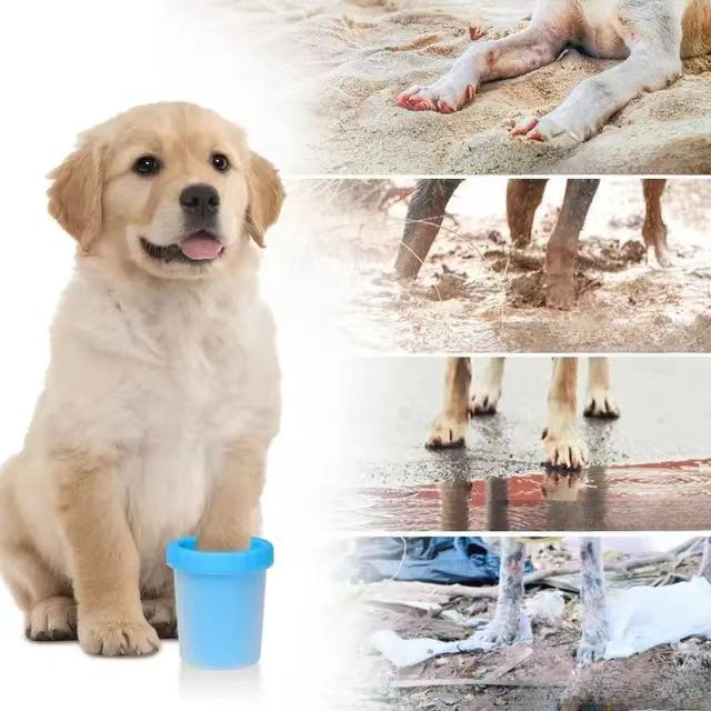 Limpiador de patas de mascotas