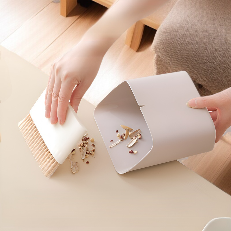 家庭用ミニほうきとちりとりセット、壁掛け式デスクトップ掃除用ゴミシャベル、紙吹雪収納ボックスセット