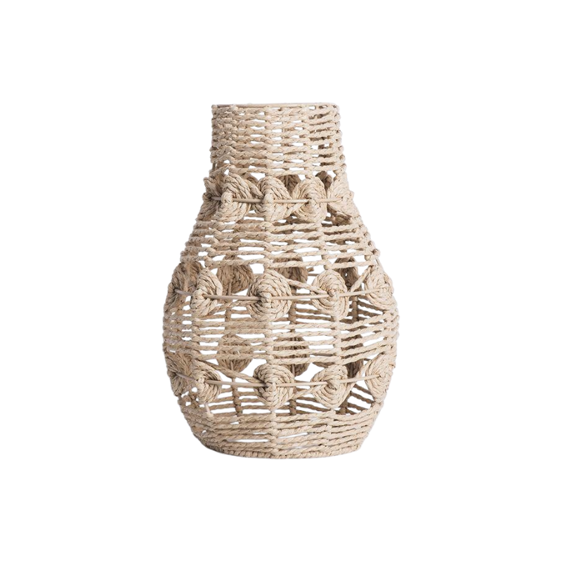 Rope braided Chinese chandelier