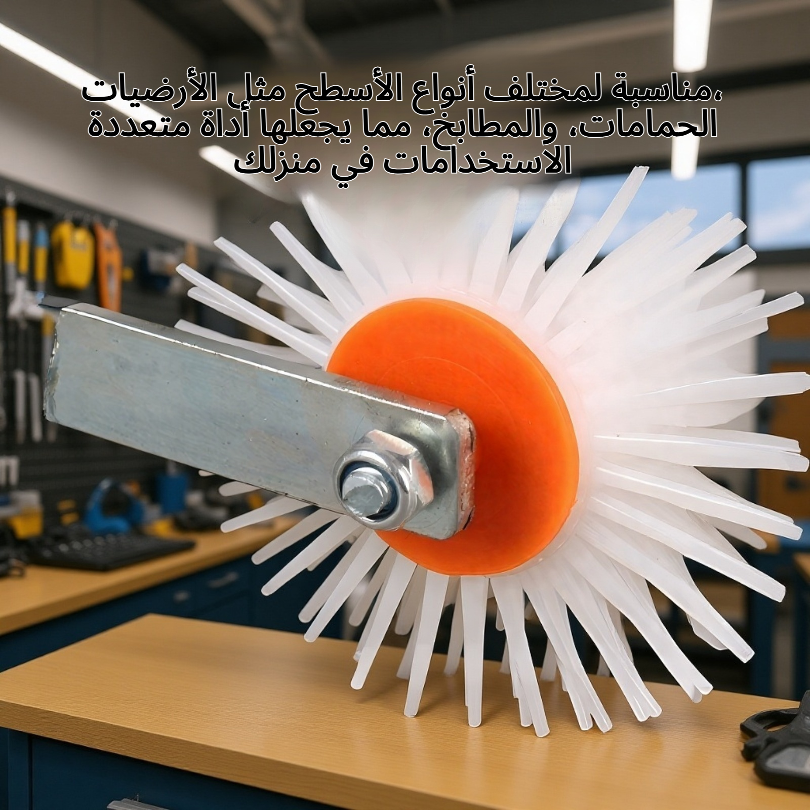 فرشاة دوارة لإزالة الرغوة بتصميم عصري