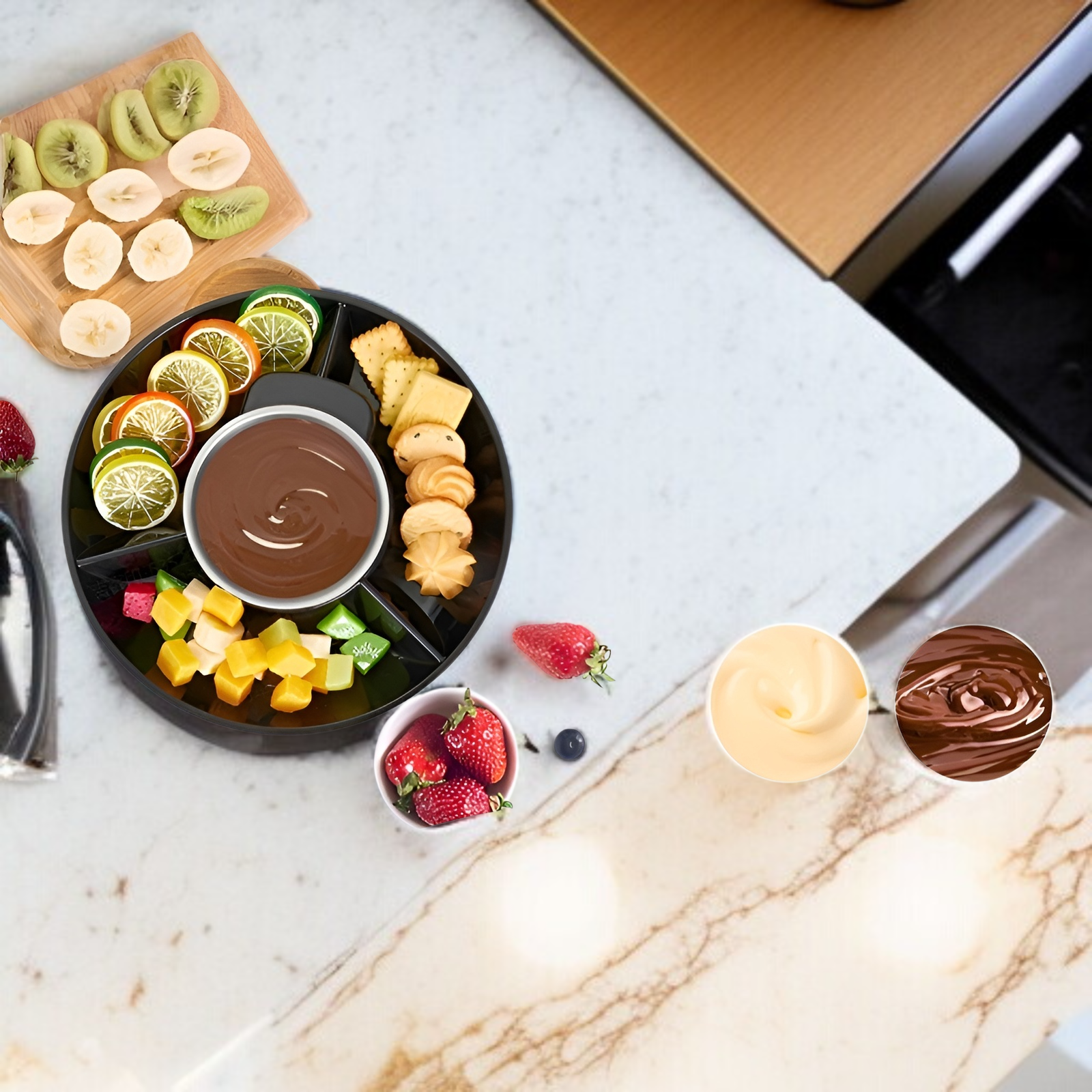 多人数向けチョコレートフォンデュタワー