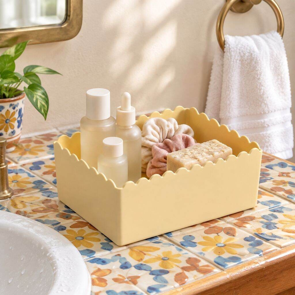 Caja organizadora para baño y dormitorio