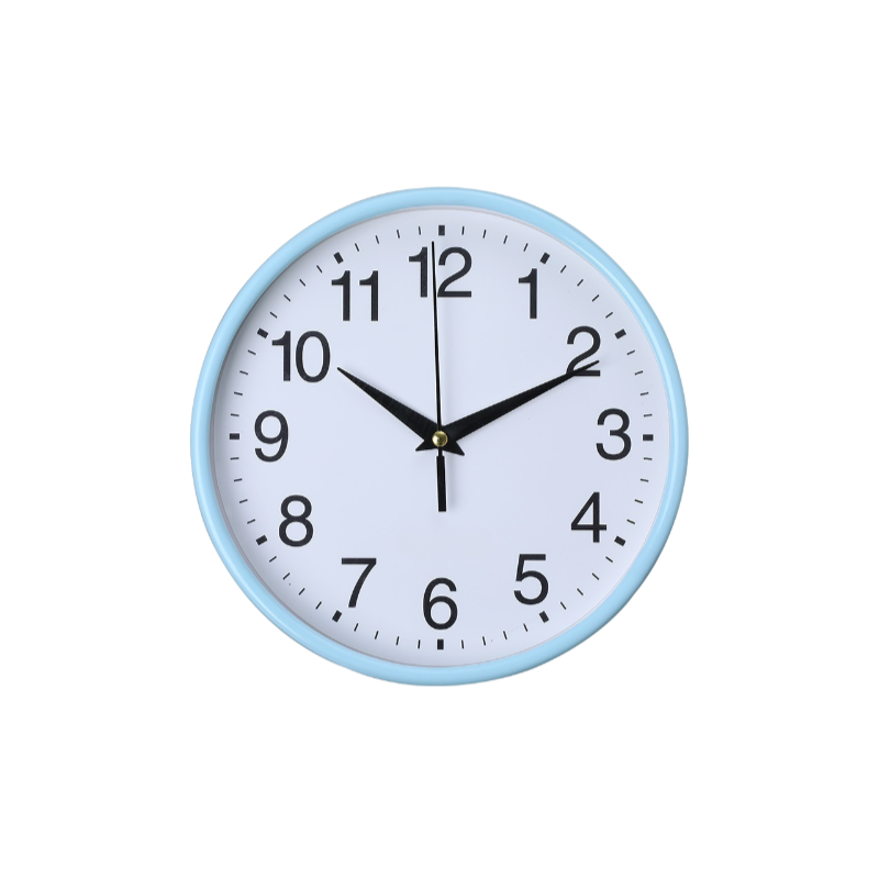 靜音塑料牆壁掛鐘裝飾時鐘