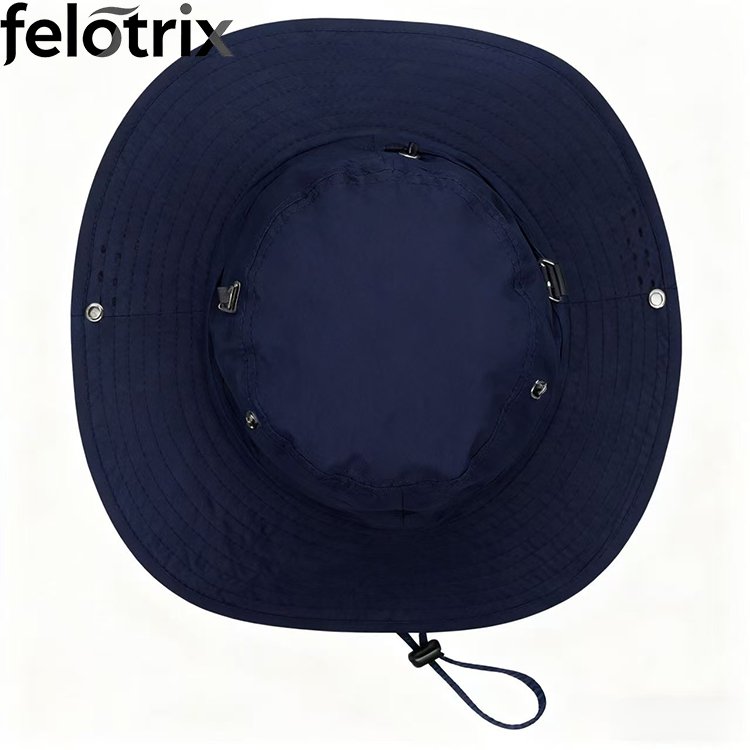 หมวกกันแดดสีพื้นเรียบสำหรับเดินป่า