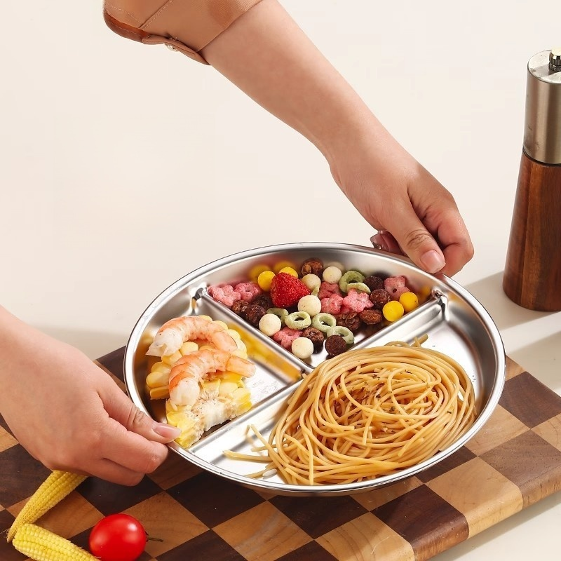 餐盤三格盤不銹鋼