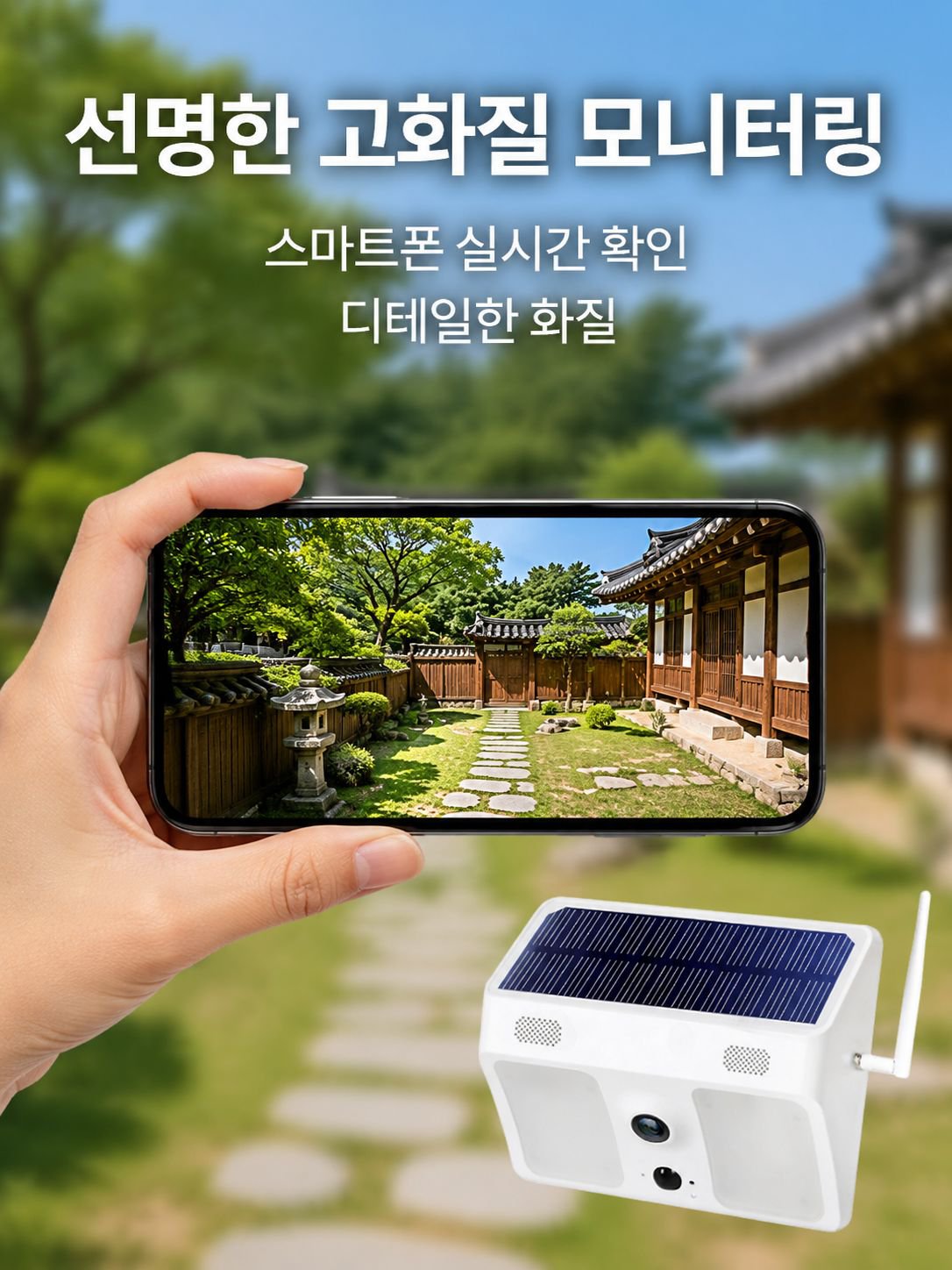 방수 감시카메라 무선 와이파이 정원등 적외선 감지 인체 감시카메라 야외 방수 고화질카메라