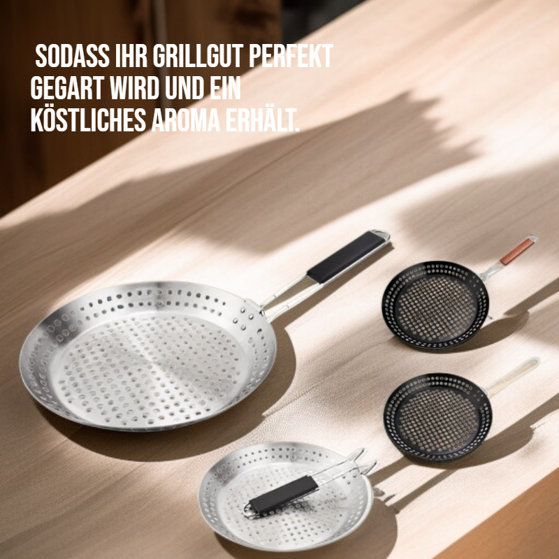 Outdoor BBQ Portable Hollow Grillplatte mit Griff