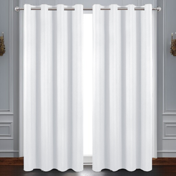 완제품 고정밀 침실 단열 차광 커튼 거실 펀치 프리 커튼